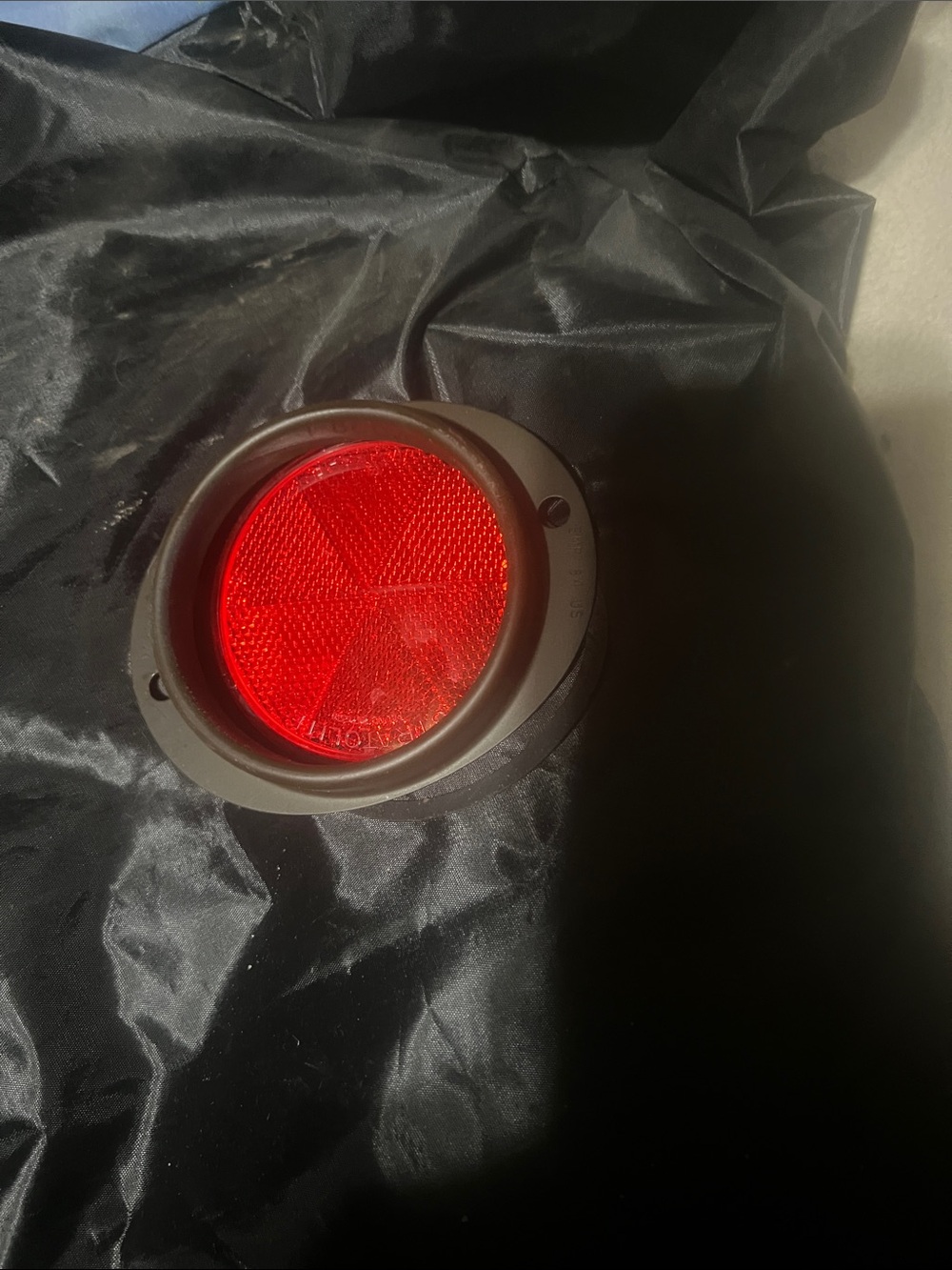 Red Circular Reflector